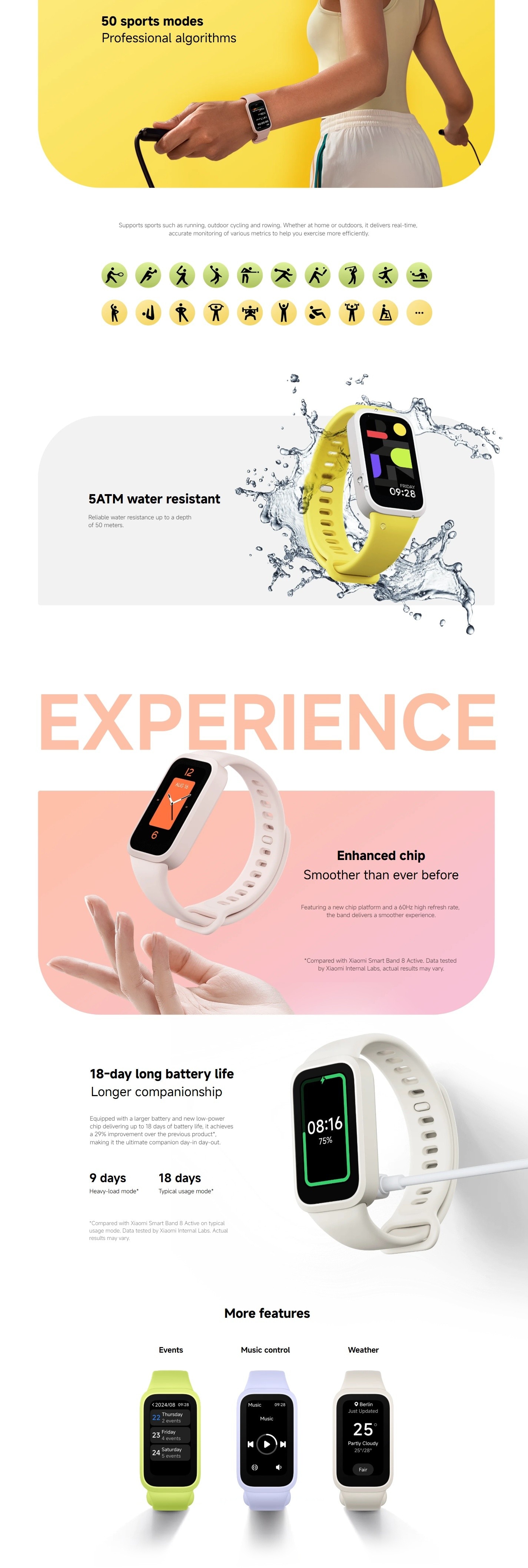 Xiaomi Band 9 Active Smart Watch