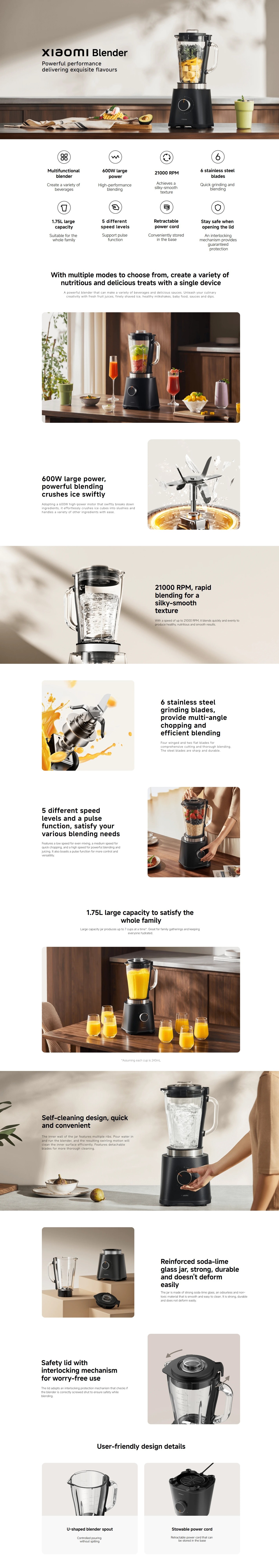 Xiaomi BHR8947GB Blender