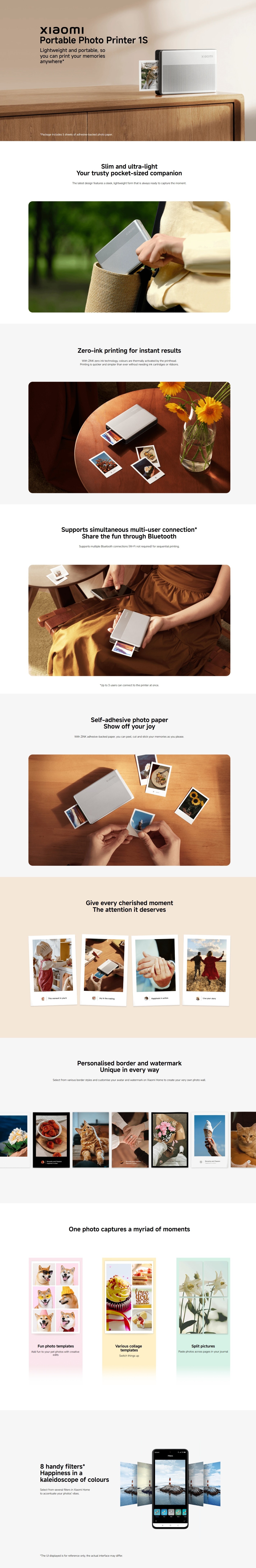Xiaomi Portable Photo Printer 1S