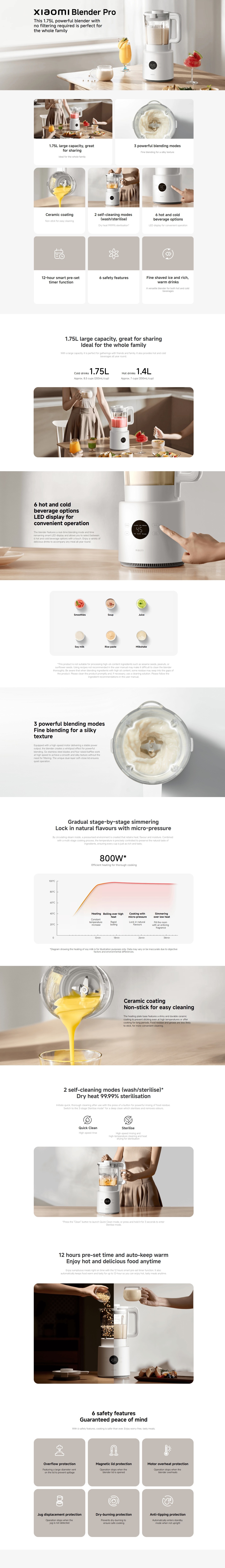 Xiaomi BHR07QTGB Xiaomi Blender Pro Blender