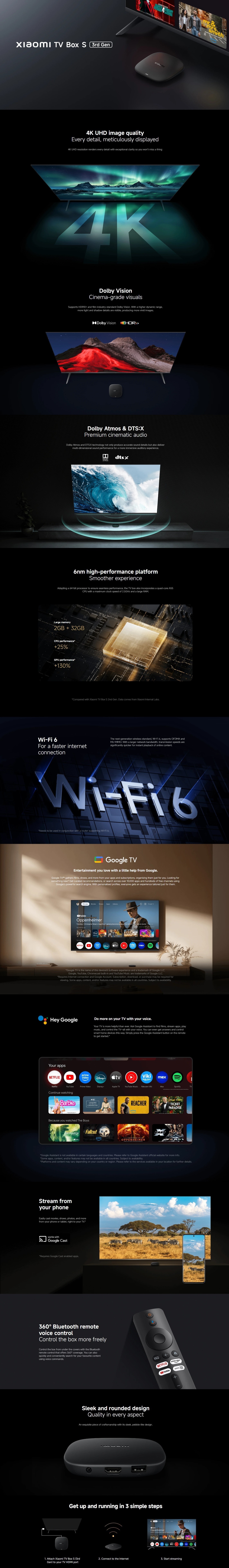 Xiaomi TV Box S 3rd Gen