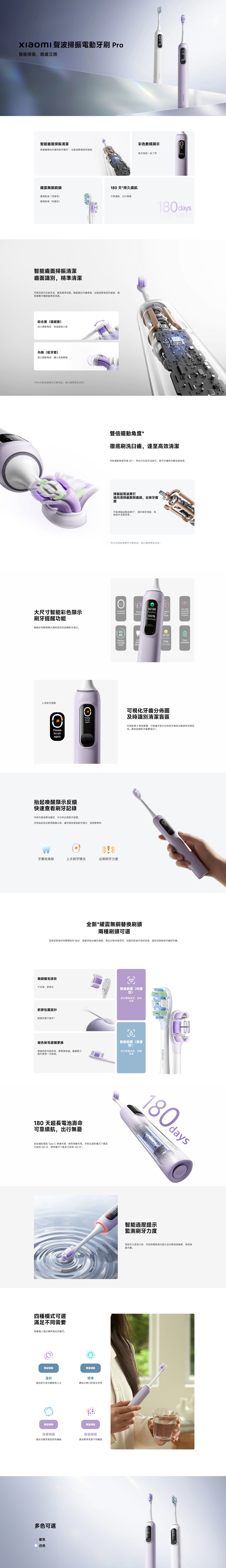 Xiaomi 小米 BHR07ZWGL 聲波掃振電動牙刷 Pro
