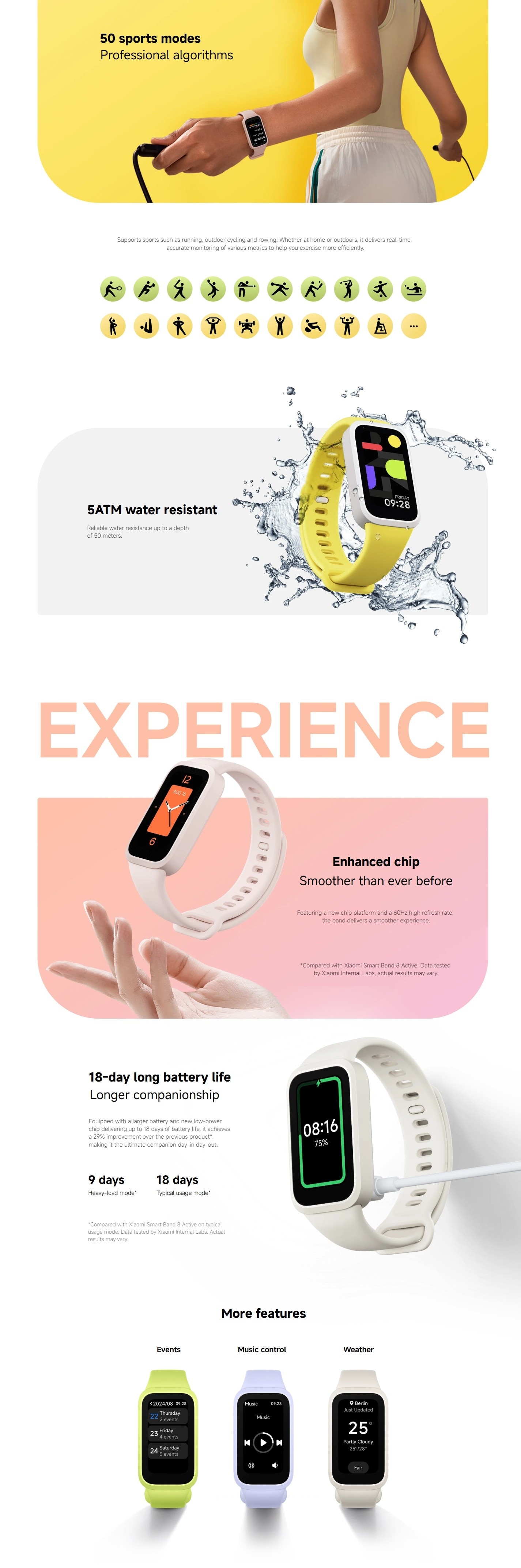 Xiaomi Smart Band 9 Active Smart Wearable