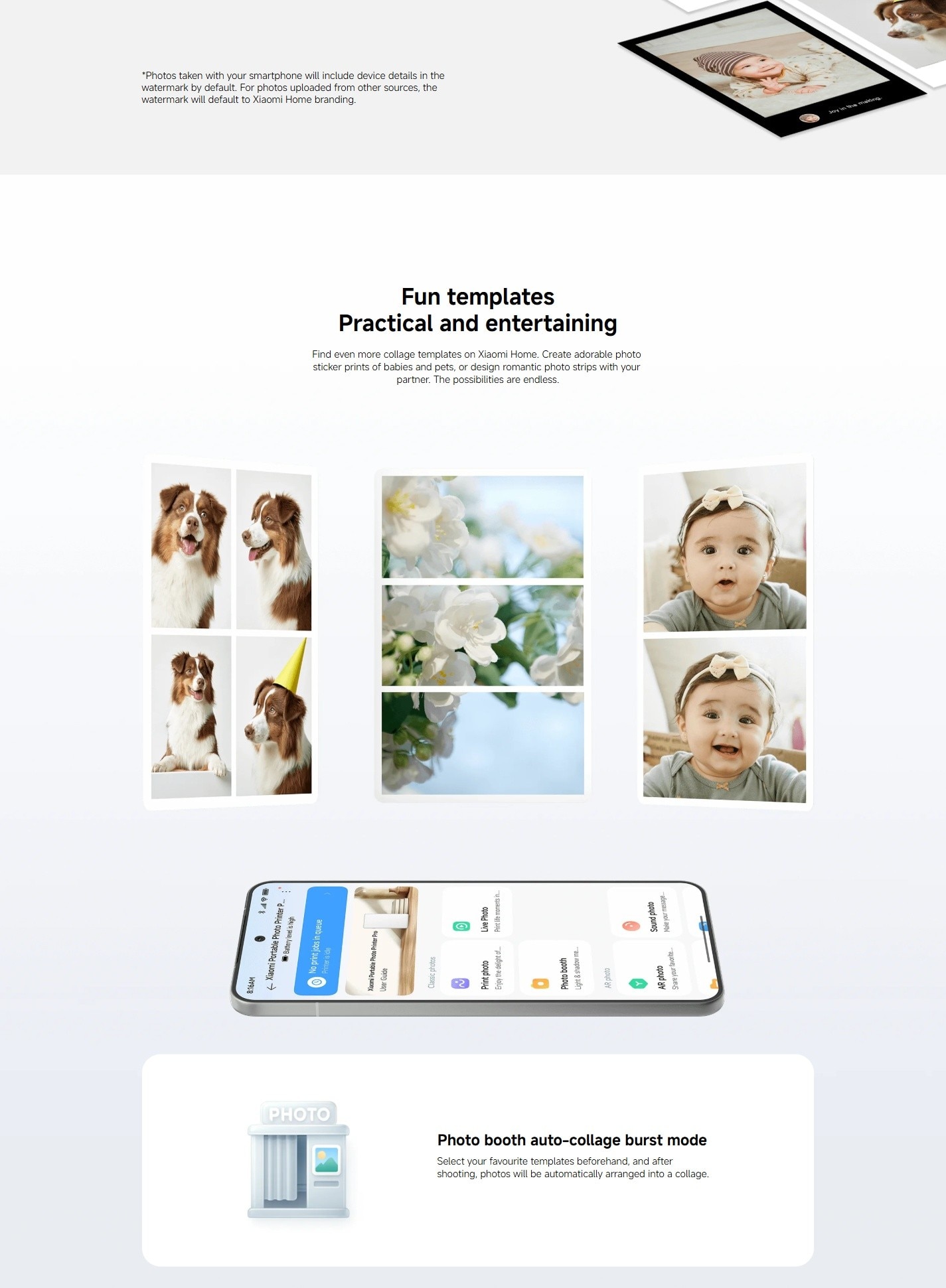 Xiaomi BHR082QGL Portable Photo Printer Pro
