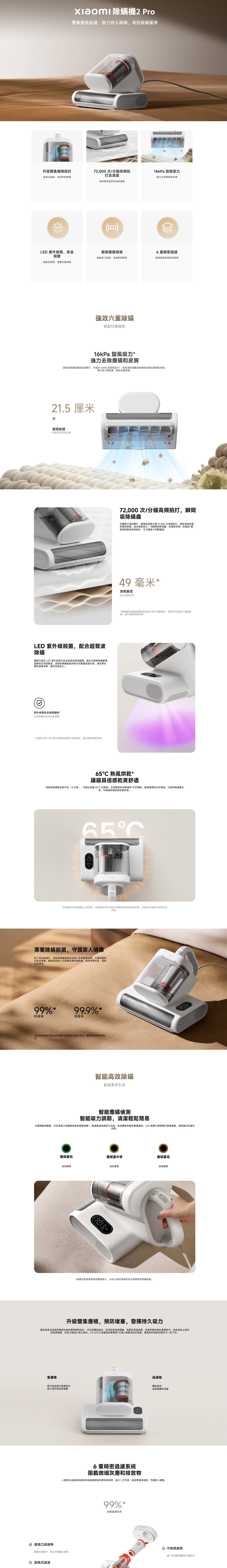 Xiaomi 小米 BHR08MAGB 除螨機2 Pro