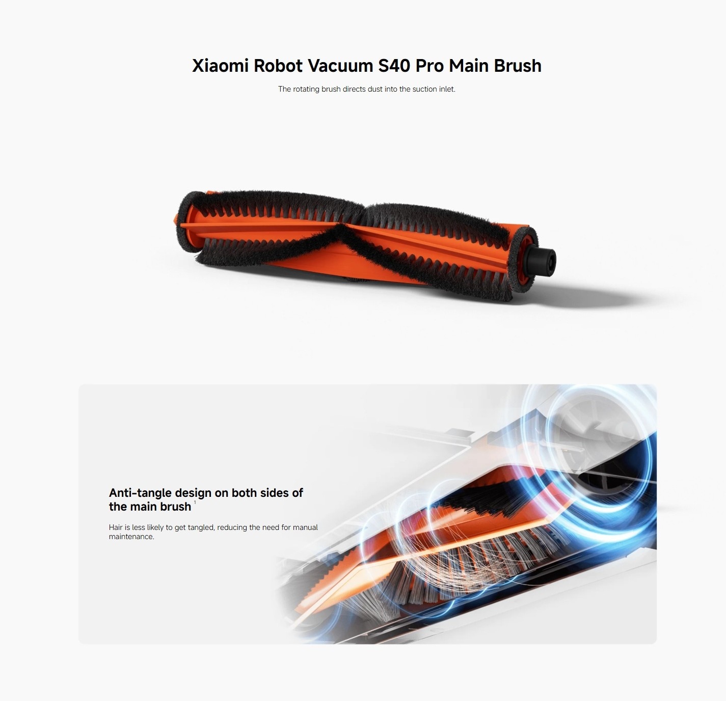 Xiaomi BHR08LRGL Robot Vacuum S40 Pro Brush