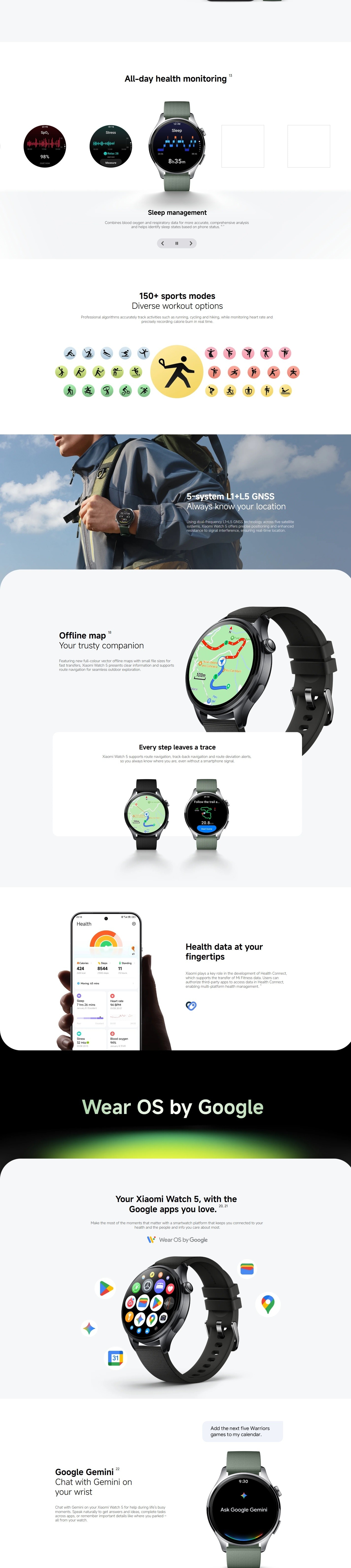 Xiaomi Xiaomi Watch 5 Juniper Green Strap         Smart Watch