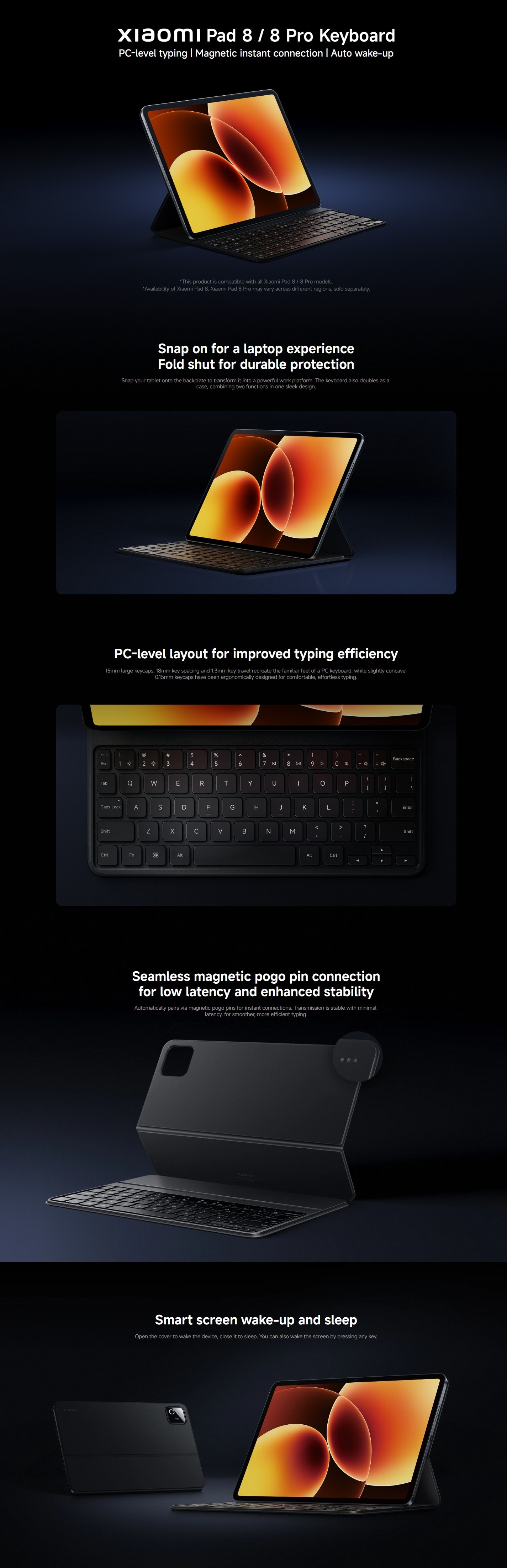 Xiaomi Pad 8 / 8 Pro Keyboard