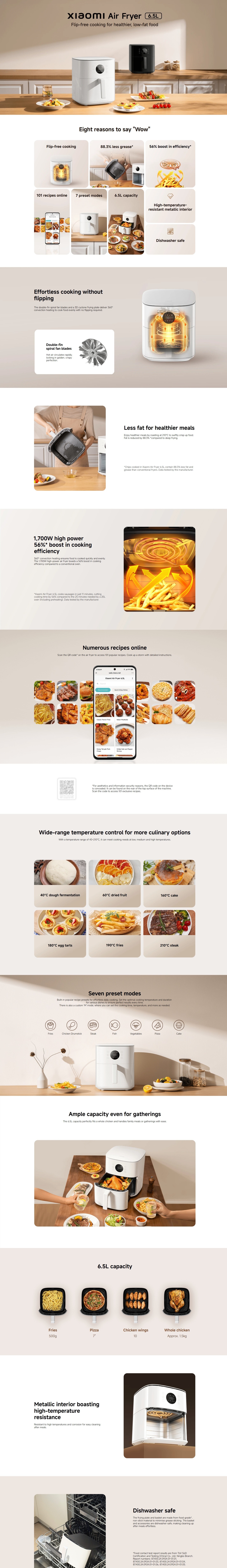 Xiaomi BHR084KGB Air Fryer (6.5L)