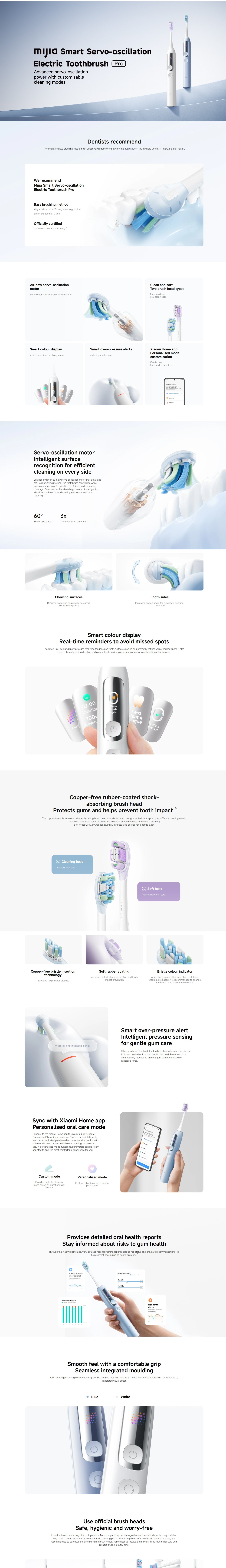 Xiaomi Smart Servo-oscillation Electric Toothbrush Pro