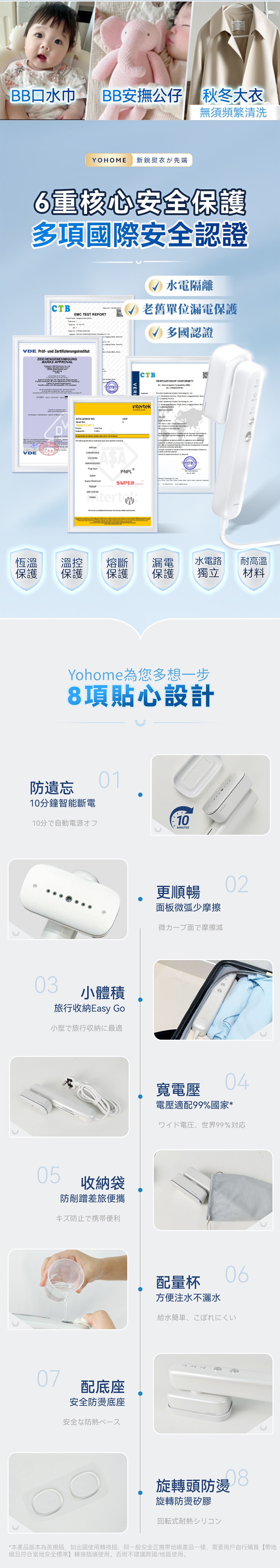 Yohome T2 instant garment steamer