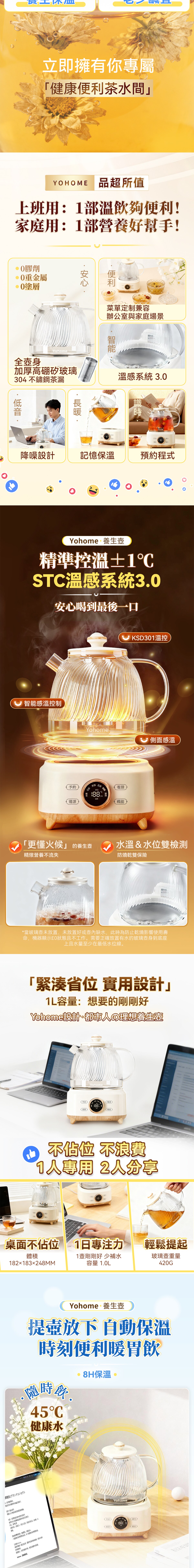 Yohome XJS-HCH-13A Smart Multifunctional Health Pot PRO