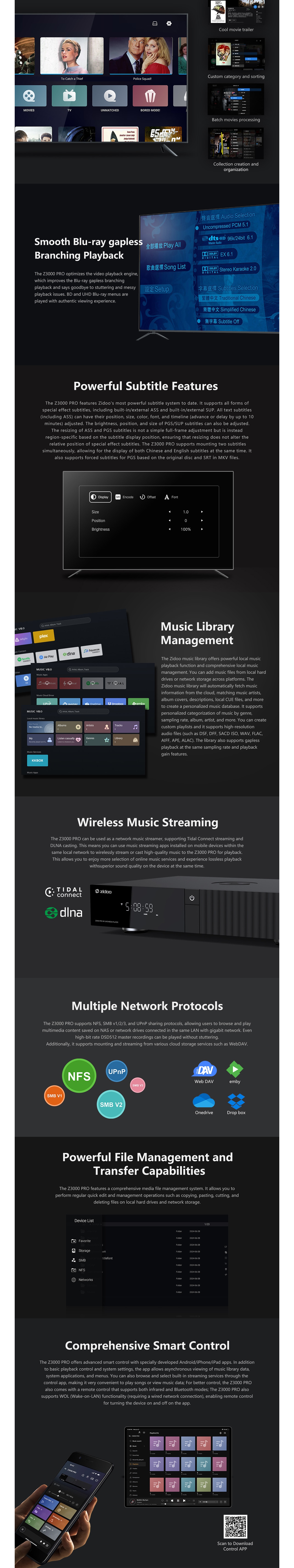 Zidoo Z3000 Pro 8K Media Player