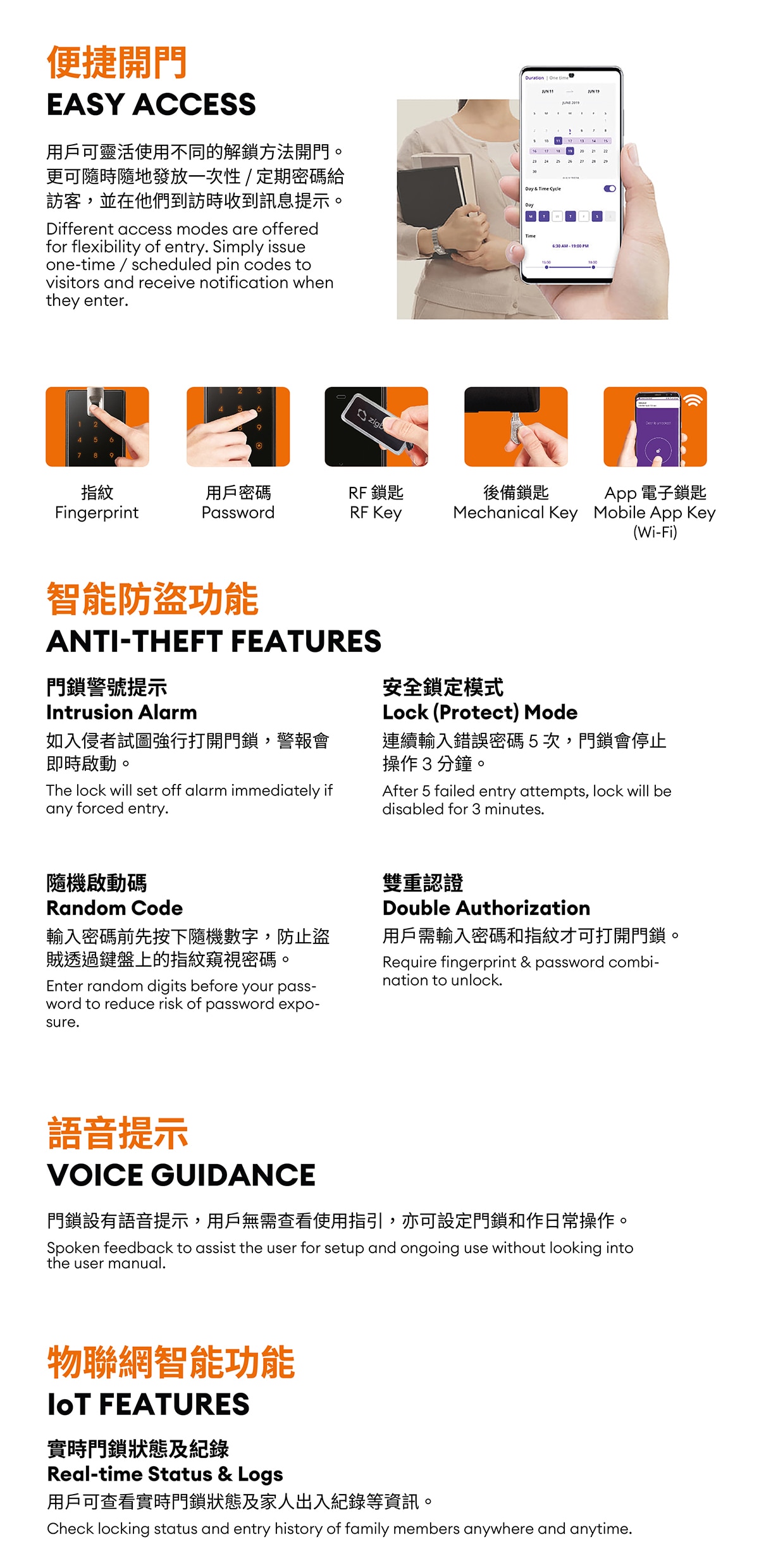 Zigbang ZD-P73 Smart Door Lock