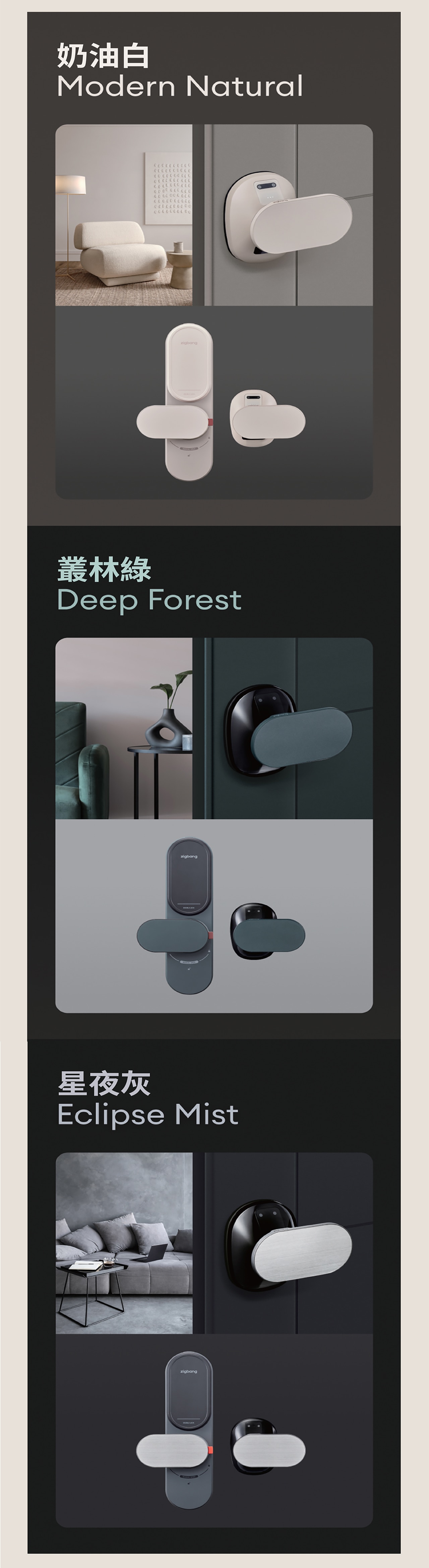 Zigbang Passwordless AI 電子門鎖ZD-R70