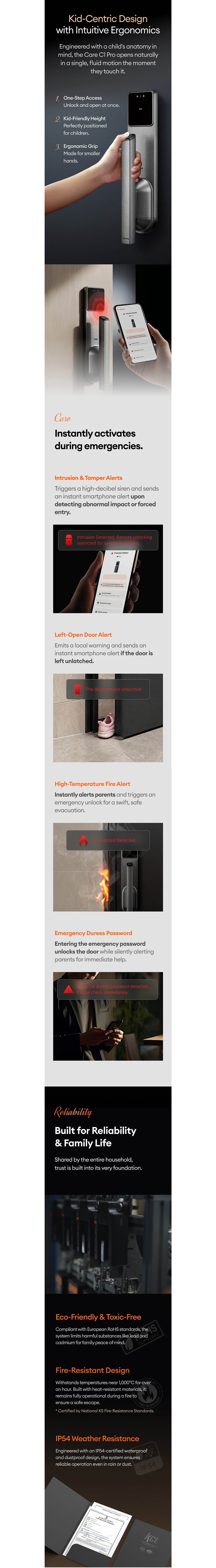 Zigbang Care C1 Pro Door Lock ZD-R71
