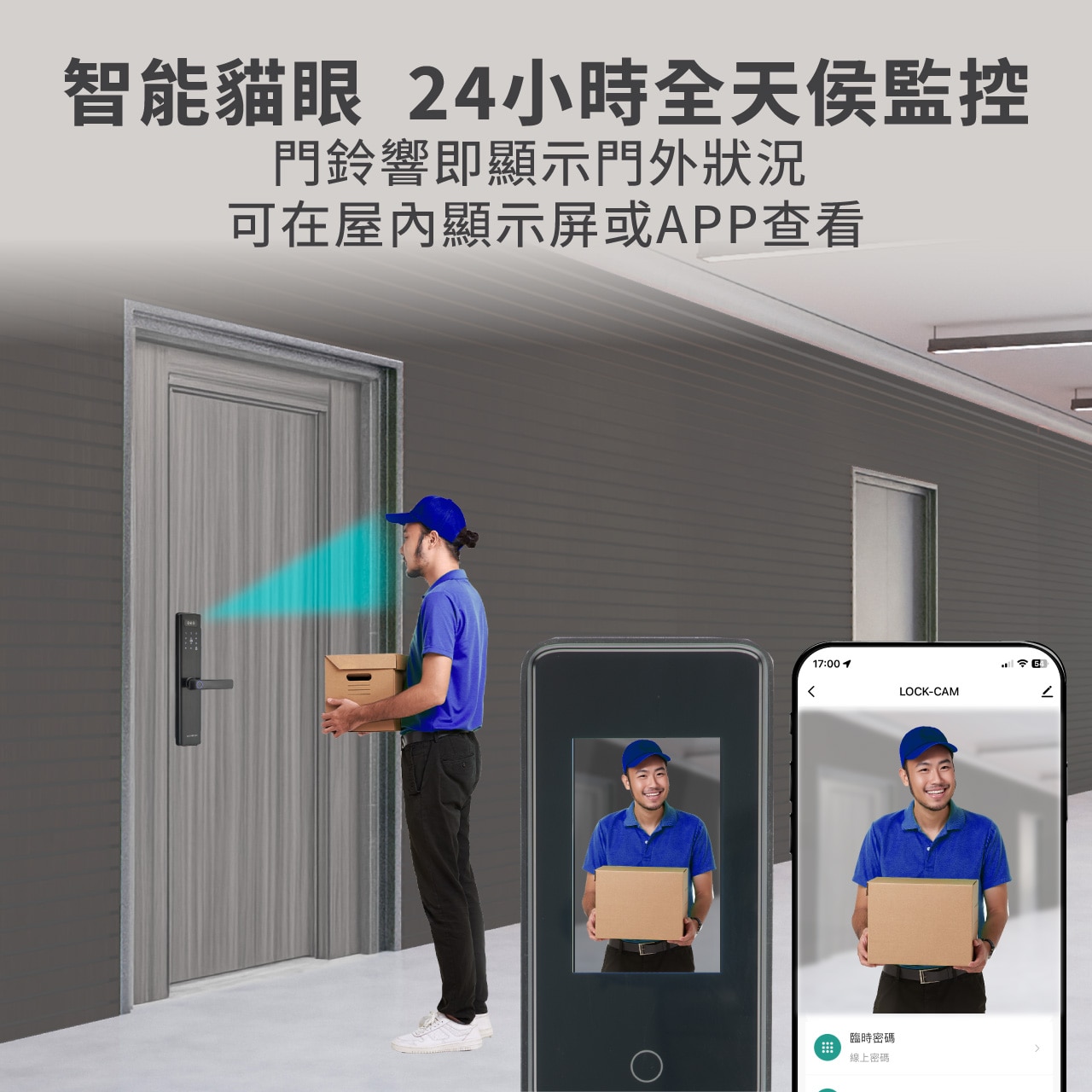 ecHome 億世家 DLS077 長手柄款 智能門鎖