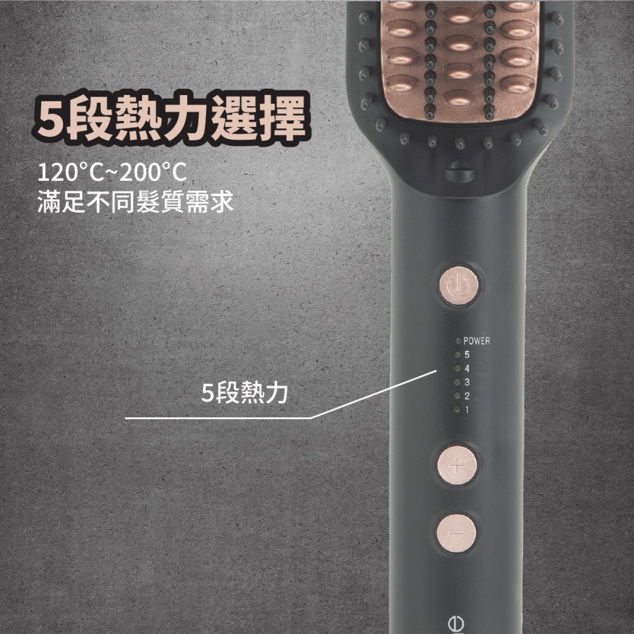 ecHome 億世家 HSB50 50W 直髮梳