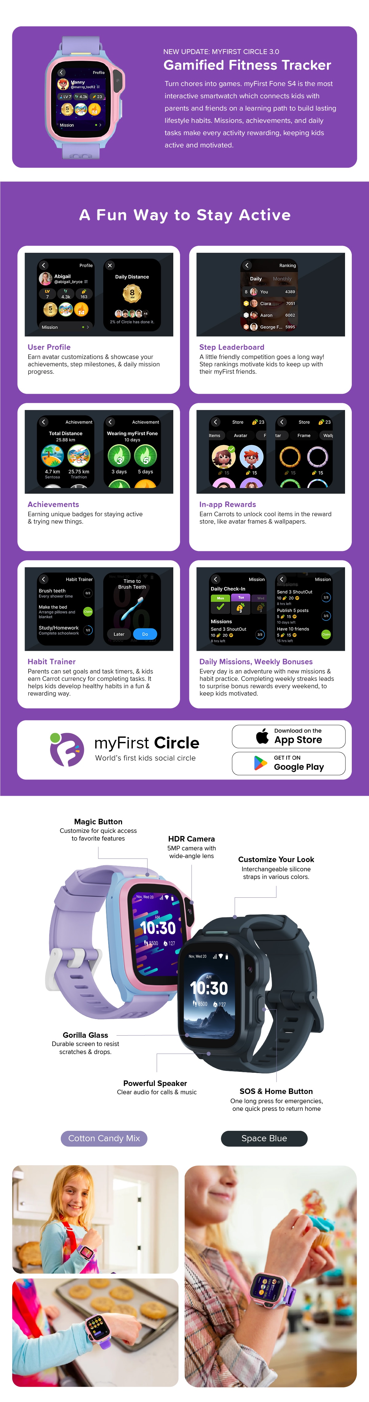 myFirst Fone S4 Kids Smartwatch