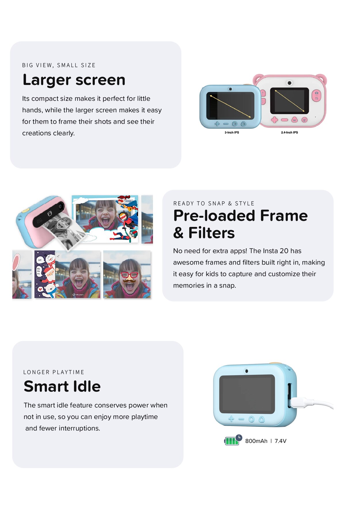 myFirst Camera Insta 20 Kids Instant Print Camera