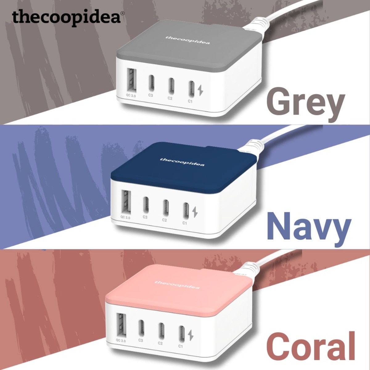 thecoopidea Mini Block 45W GaN PD Charging Station