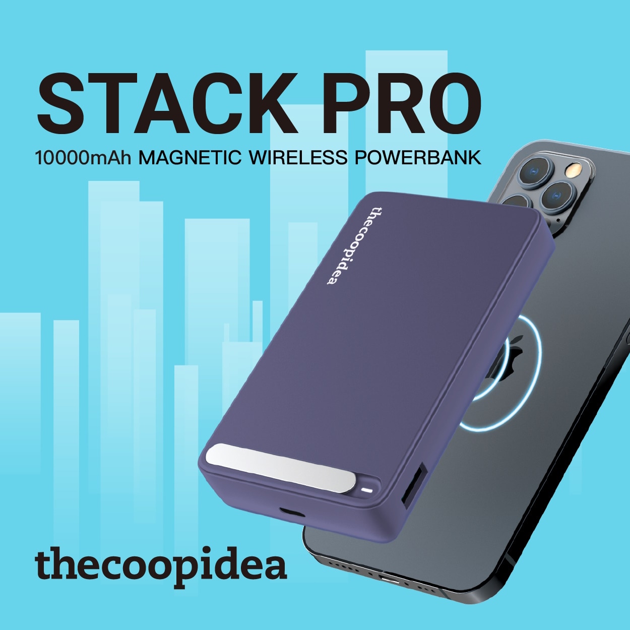 thecoopidea STACK Pro Magnetic 10000mAh Power Bank