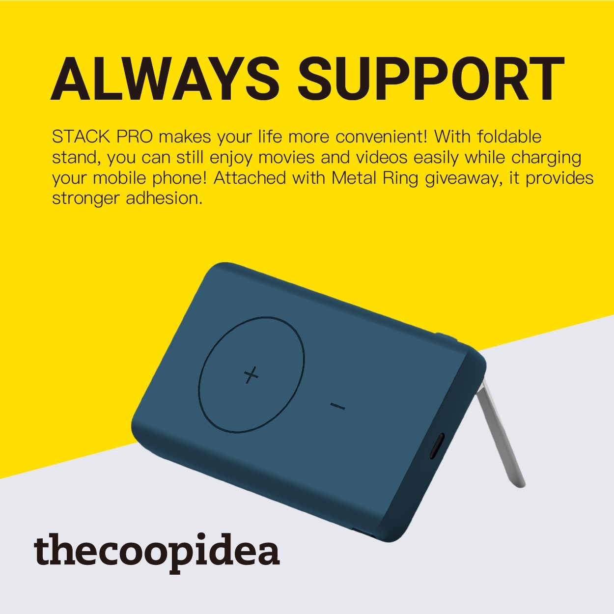 thecoopidea STACK Pro Magnetic 10000mAh Power Bank