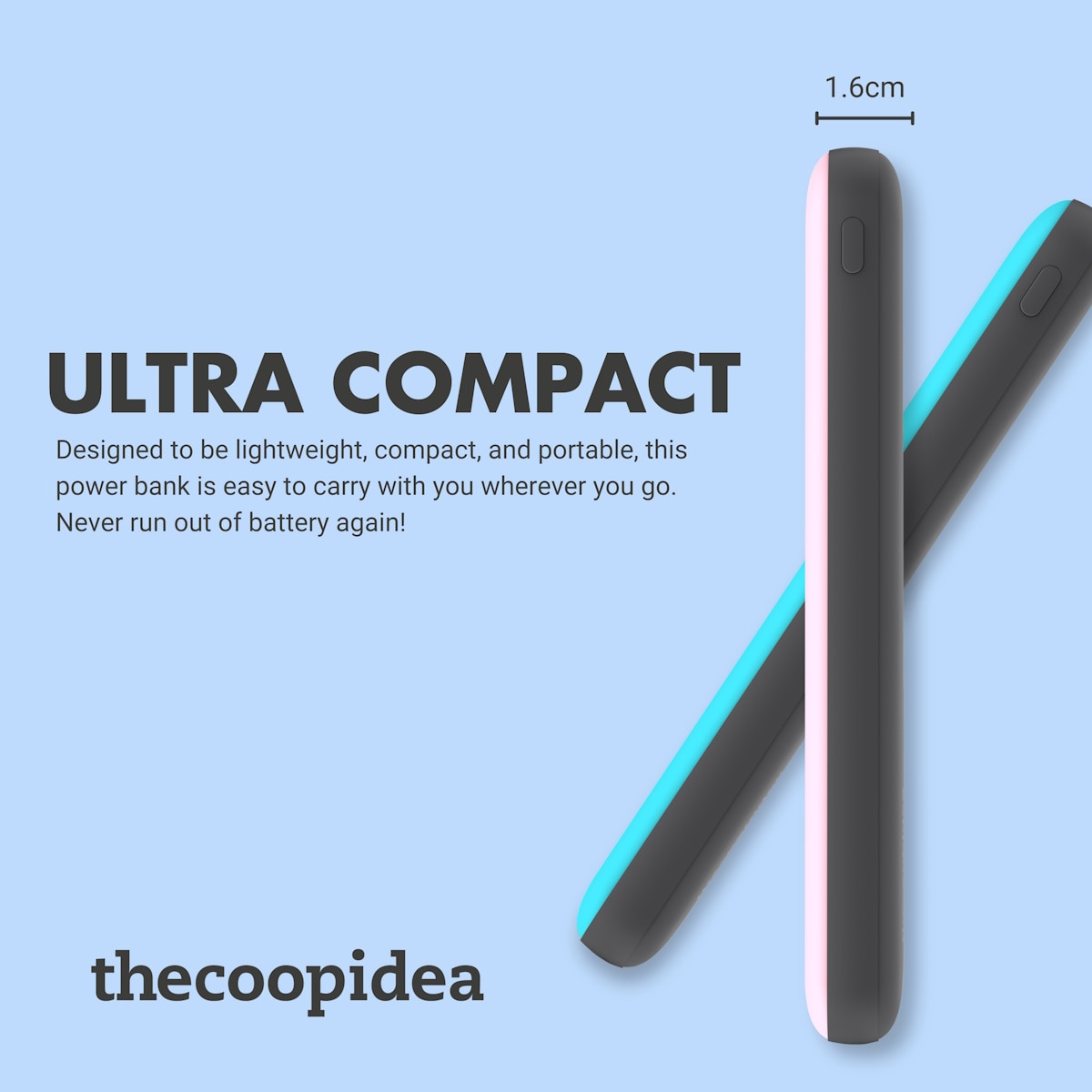 thecoopidea GUMMY PRO2 PD 22.5W 10000mAh Powerbank