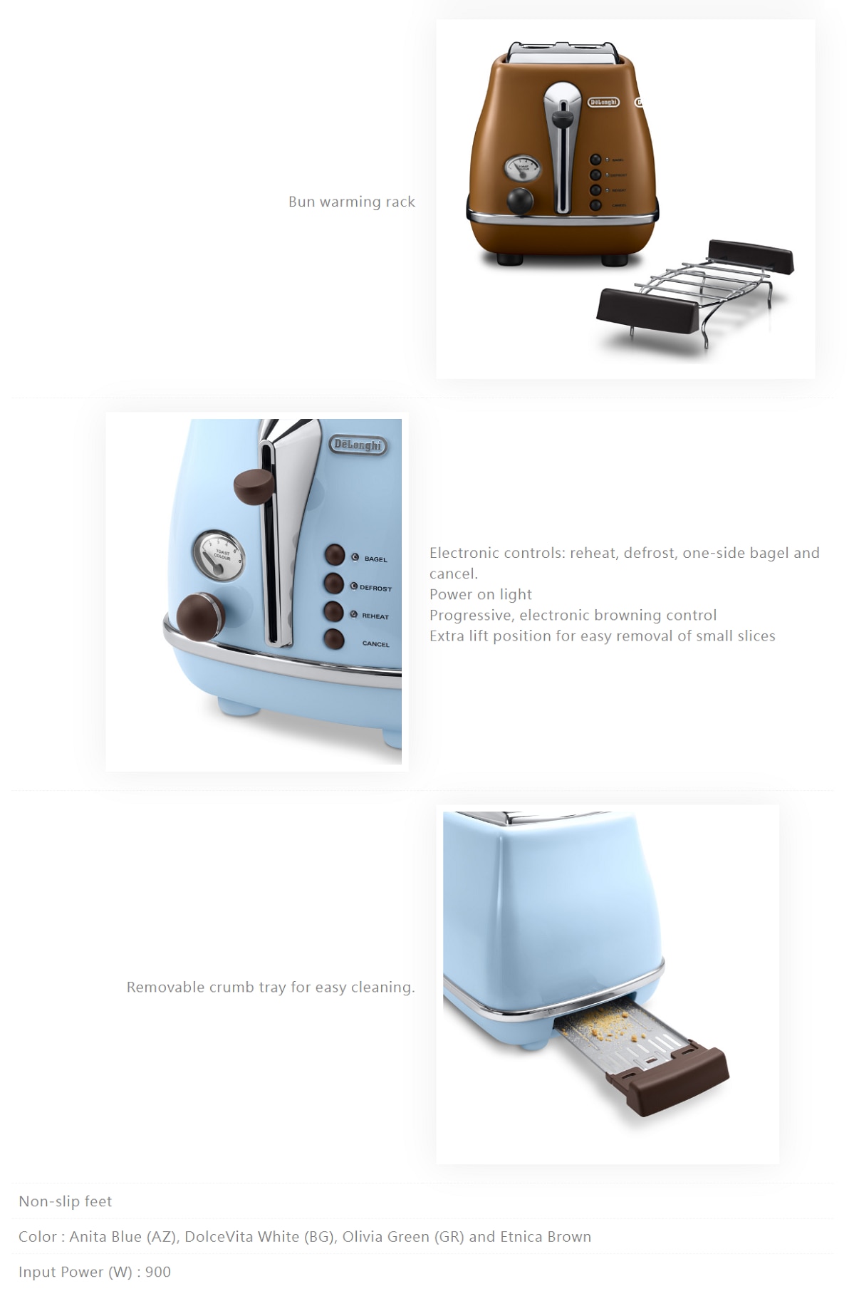 DELONGHI Icona Vintage Toaster