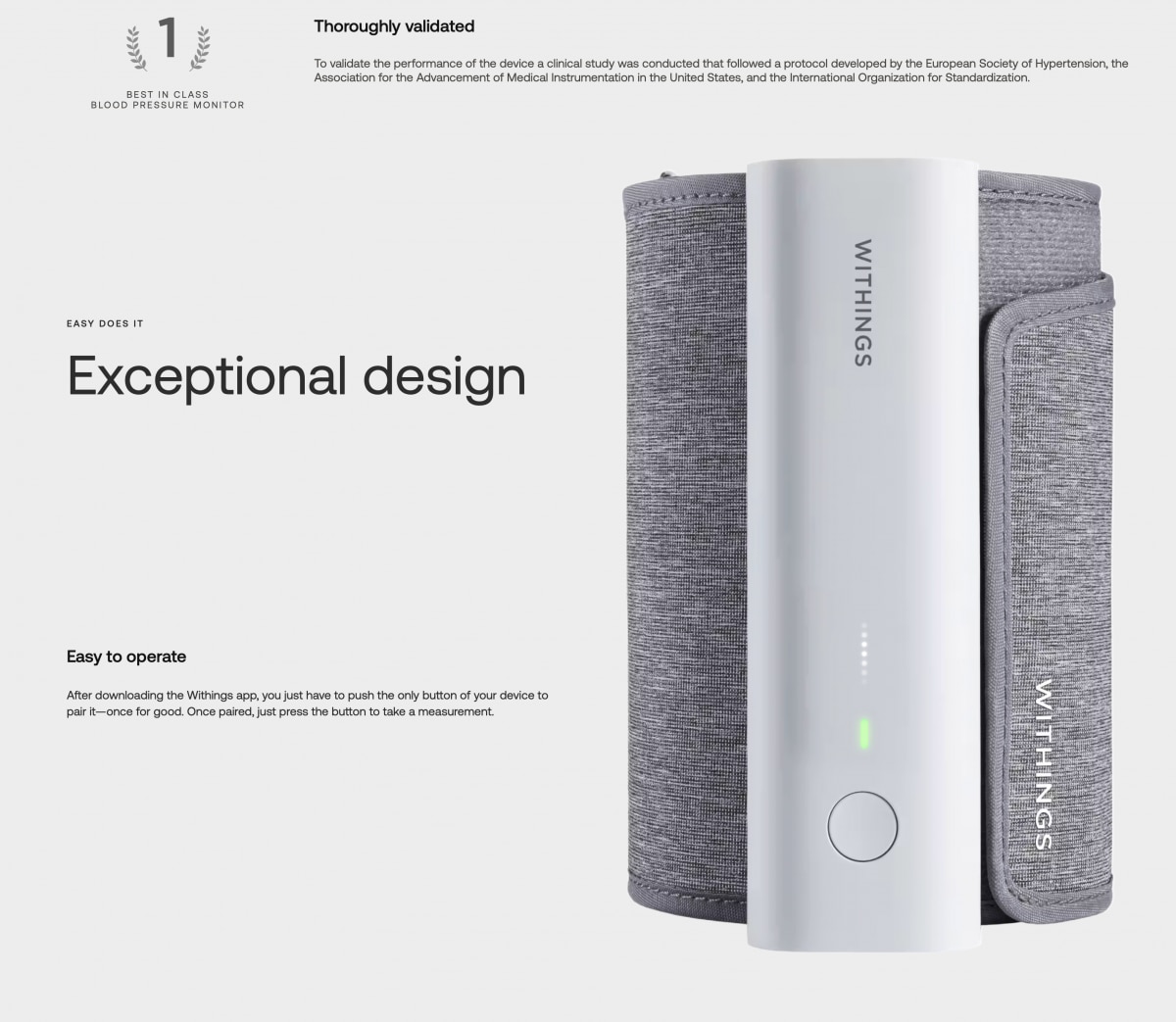 Withings BPM Connect 血壓計