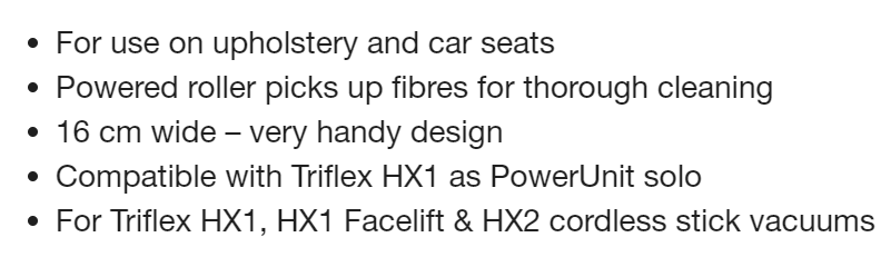 MIELE SEB 23 Electro Compact Brush for Triflex Cordless Stick Vacuum Cleaner