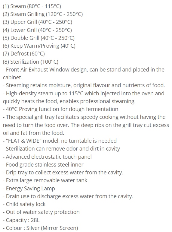 SANKI SK-SO30 28L Smart Steam Oven