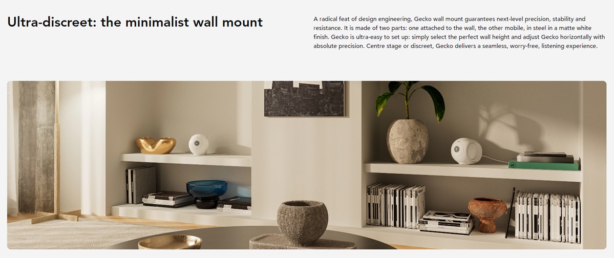 Devialet Gecko Phantom II Wall Mount