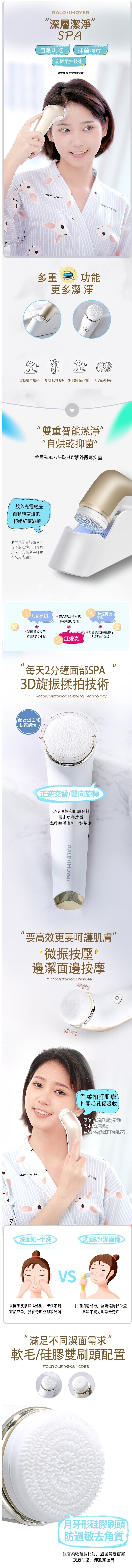 Raldmoyer LD8668(G) 潔面儀 (豪華套裝)