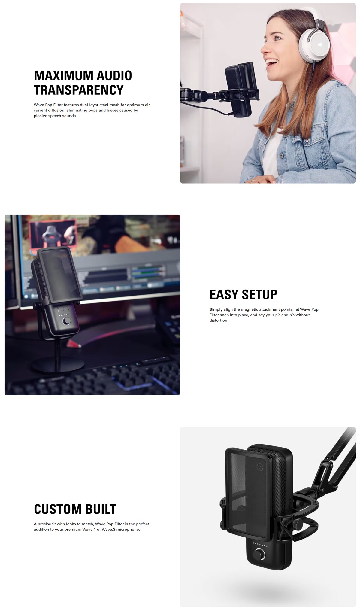 Elgato Wave 麥克風防噴網