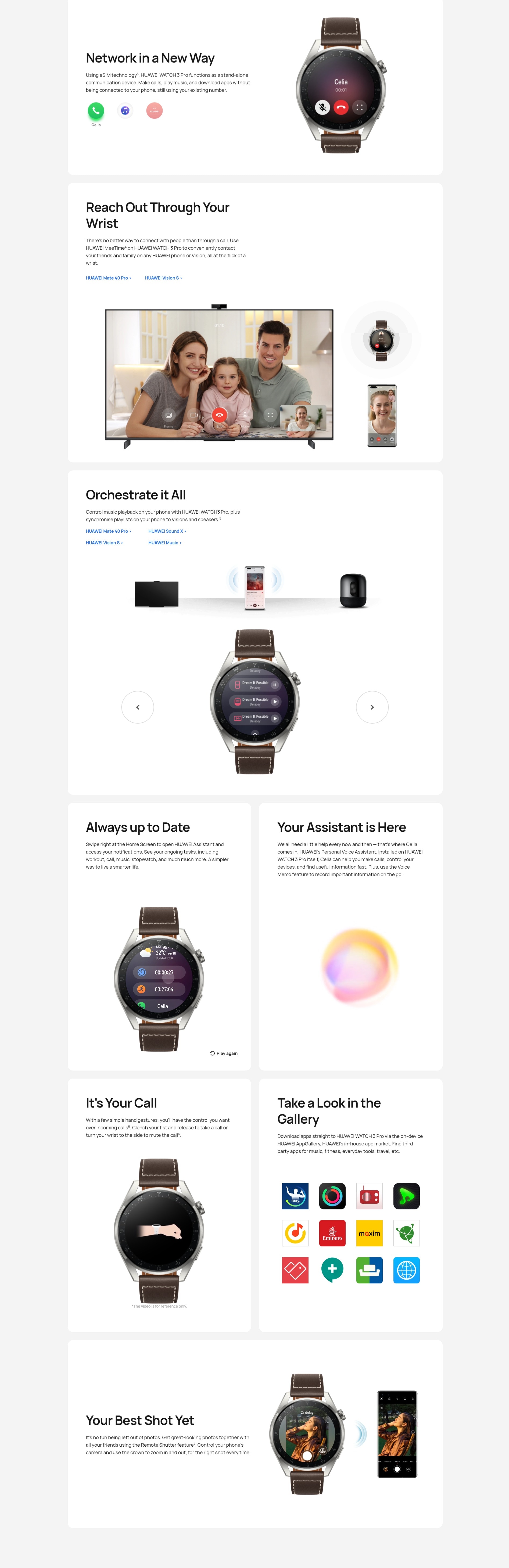 HUAWEI Watch 3 PRO Smart Watch