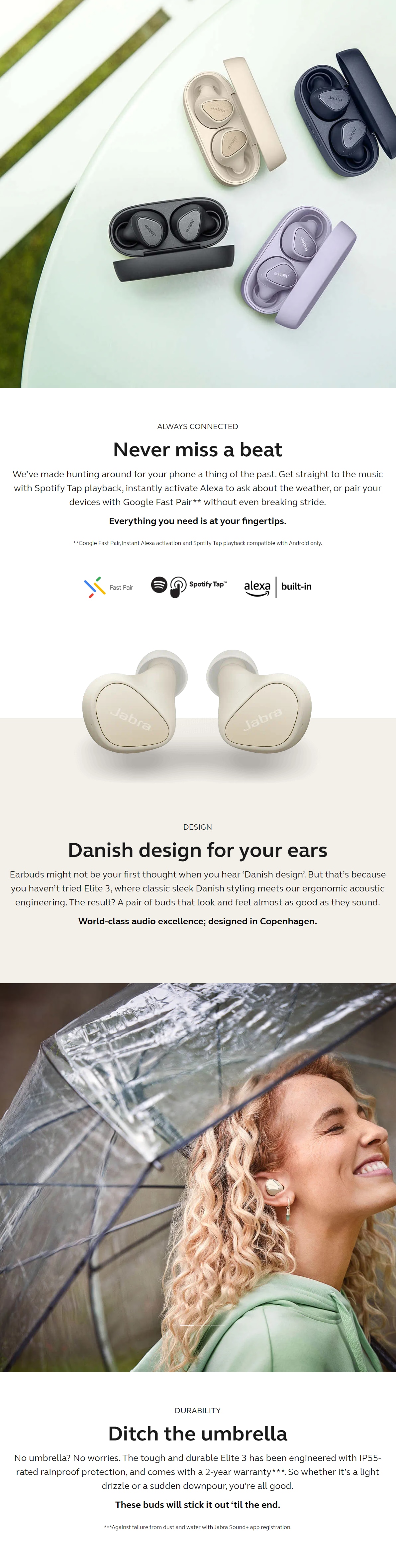 JABRA 捷波朗 Elite 3 耳機