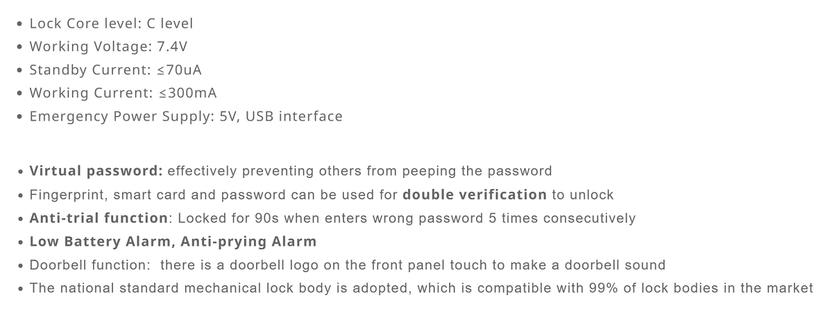 Delta S-A-LF-T01-SS00 Smart Door Lock