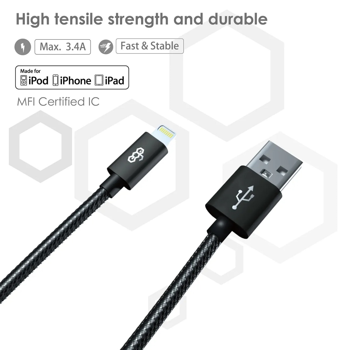 ego ALC-2028 MFi Lightning Cable (200cm)