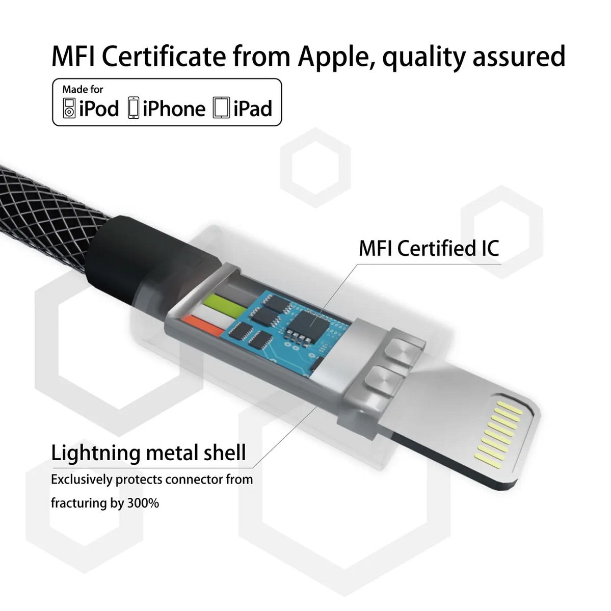 ego ALC-2028 MFi Lightning Cable (200cm)