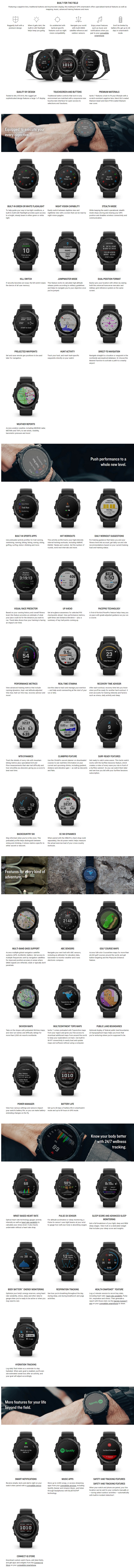 GARMIN tactix 7 – Standard Edition Smart Watch