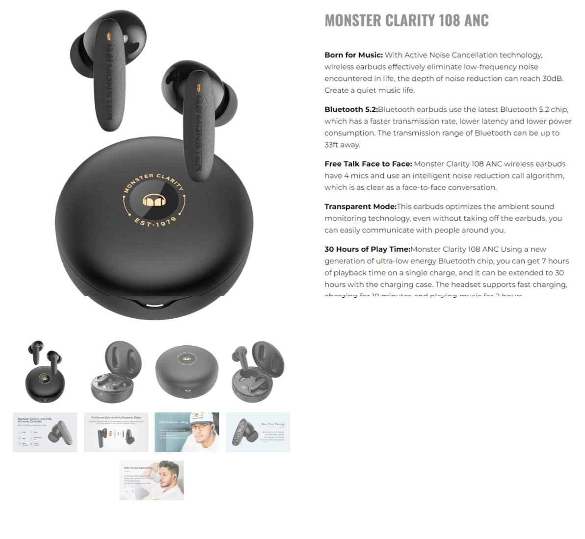 MONSTER Clarity 108 Headphone