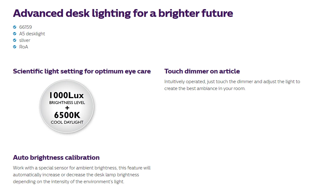 PHILIPS A5 120cm ultra-wide light coverage