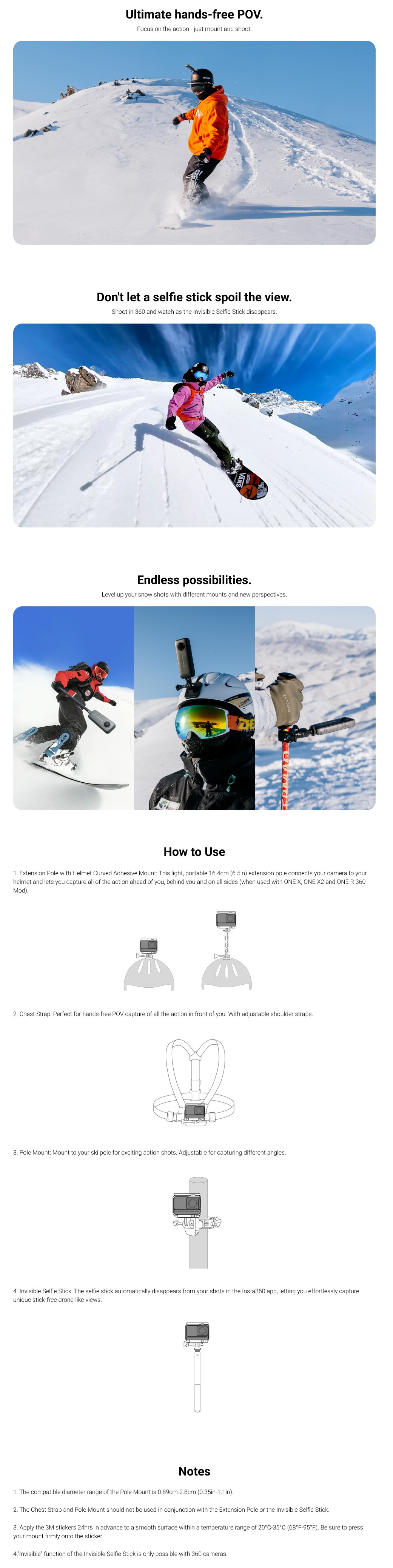 Insta360 Snow Bundle