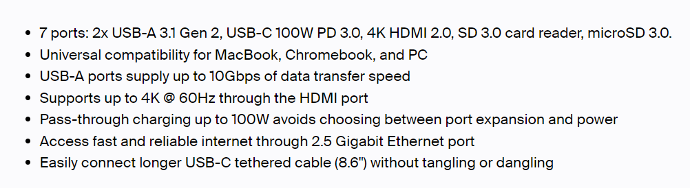 BELKIN USB-C® 7-IN-1 Multiport Adapter