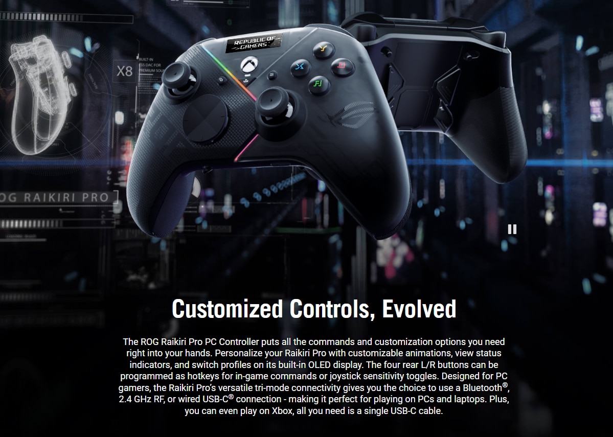 ASUS ROG Raikiri Pro Game Controller