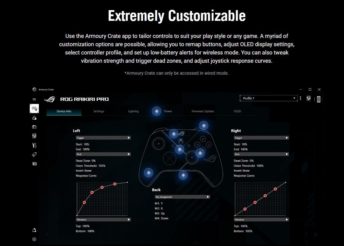 ASUS ROG Raikiri Pro Game Controller