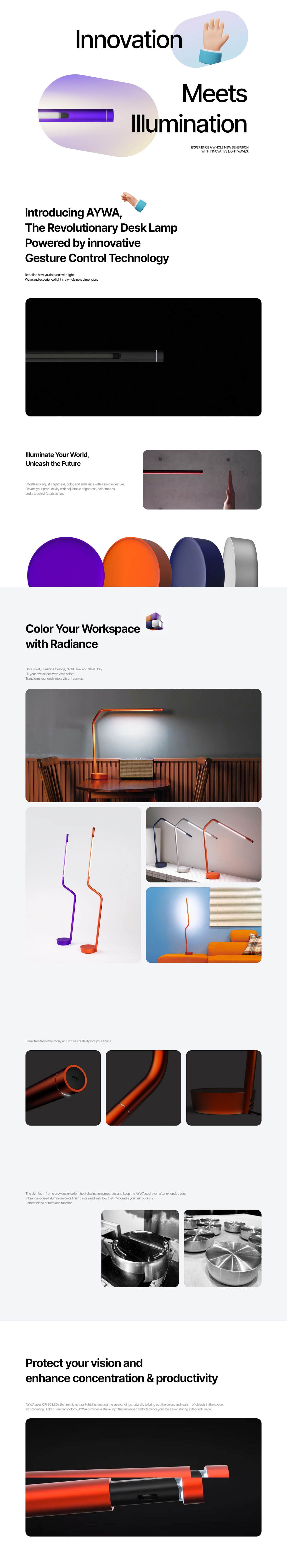 Tangram Reading Lamp AYWA