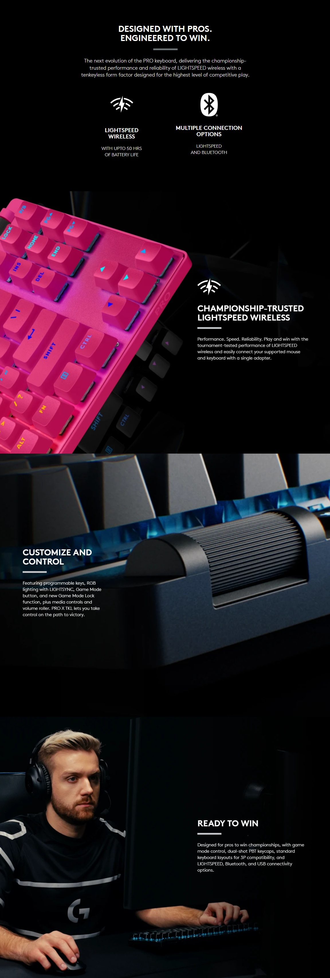 LOGITECH G PRO X TKL Gaming Keyboard