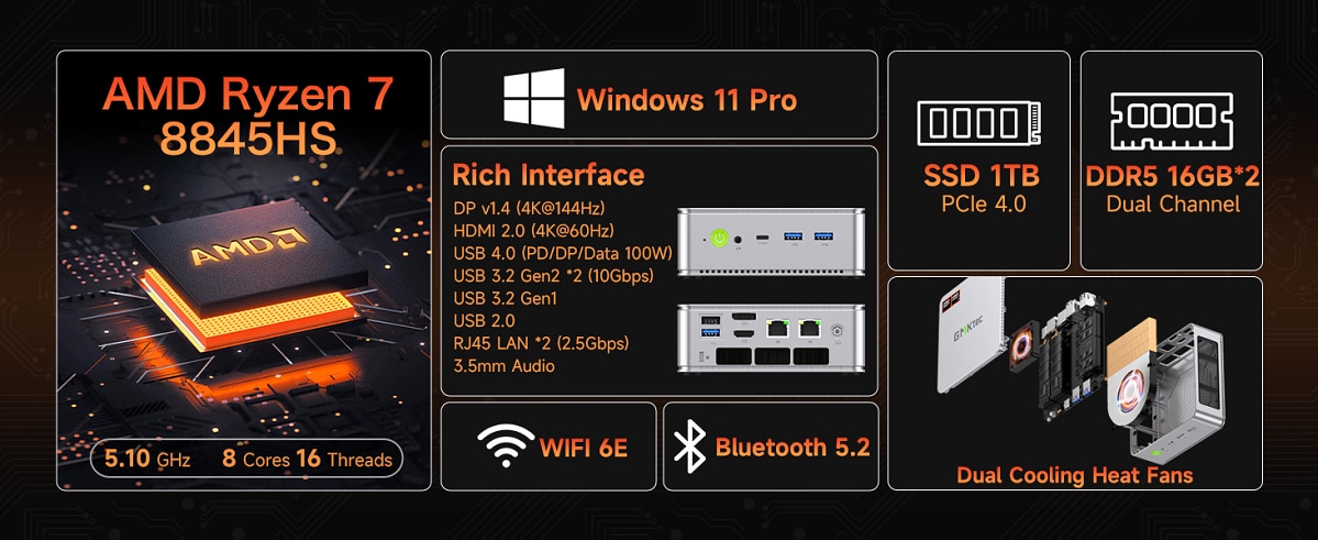 GMKTEC NUCBOX K8 Mini PC